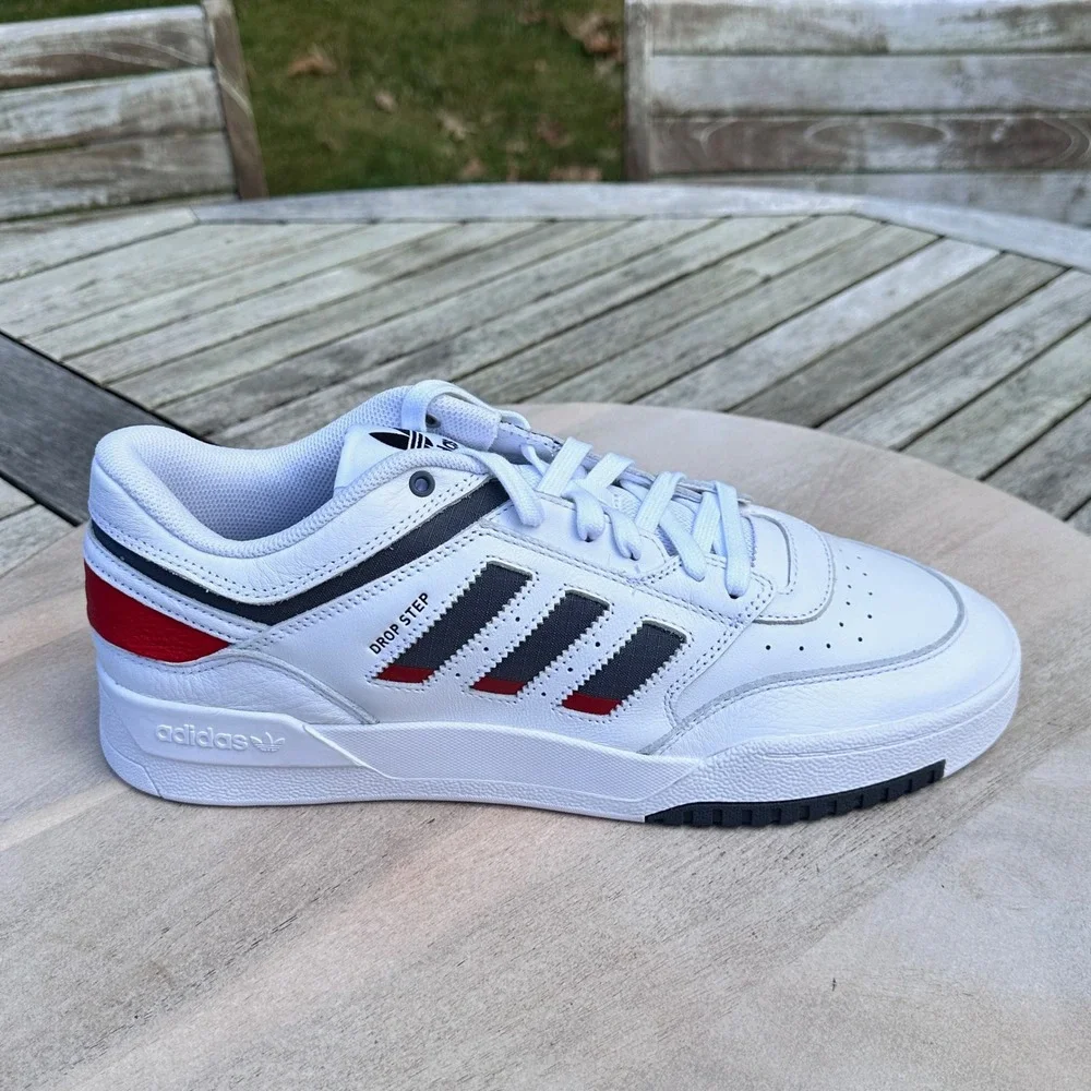 adidas Drop Step Low Mens Shoes White Athletic Sneakers IE6225 Size 12 New - Picture 5 of 12